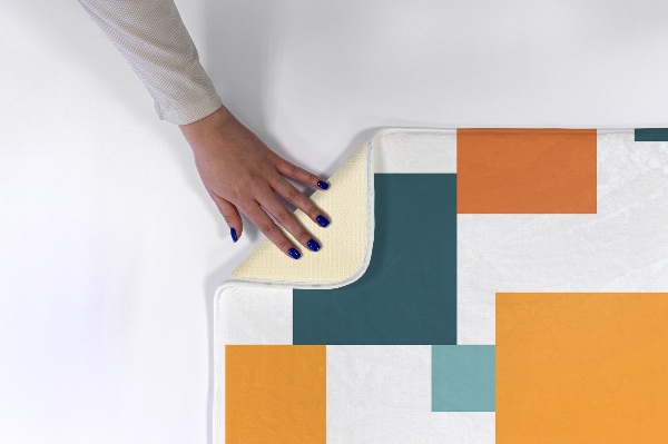 Kinderteppich Bunte Quadrate