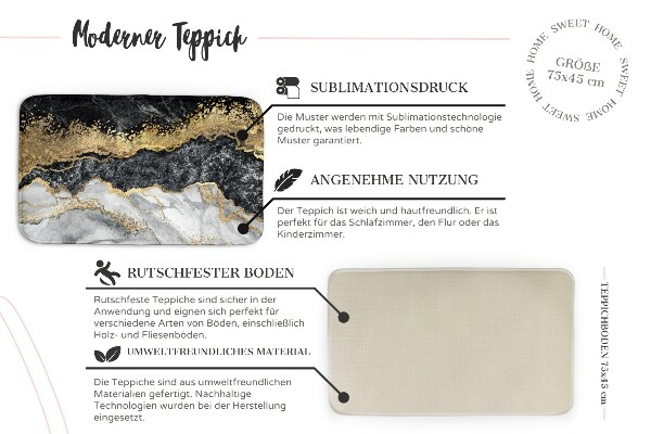 Kinderteppich Pünktchen-Muster