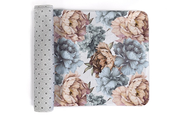 Teppich Blumen in Aquarell