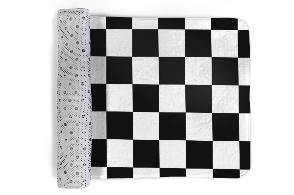 Teppich modern Schachbrettmuster