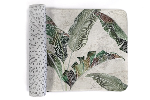 Teppich modern Tropische Blätter