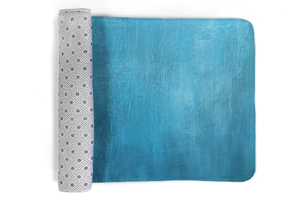Teppich modern Blaue Textur