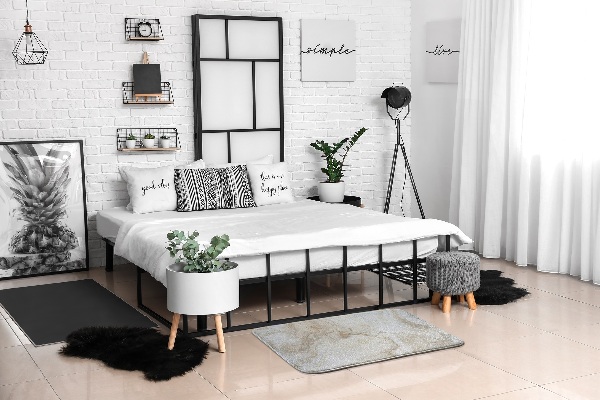 Teppich modern Marmor-Motiv