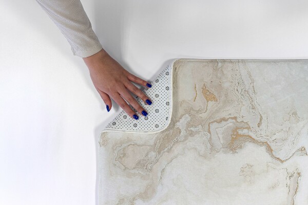 Teppich modern Marmor-Motiv