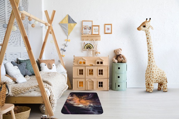 Kinderteppich Abstrakte kosmische Form