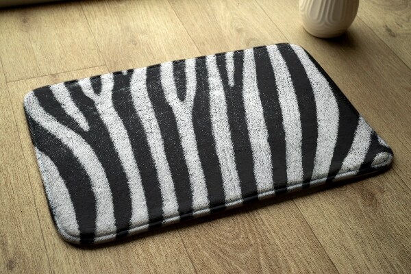 kleiner Teppich Zebra