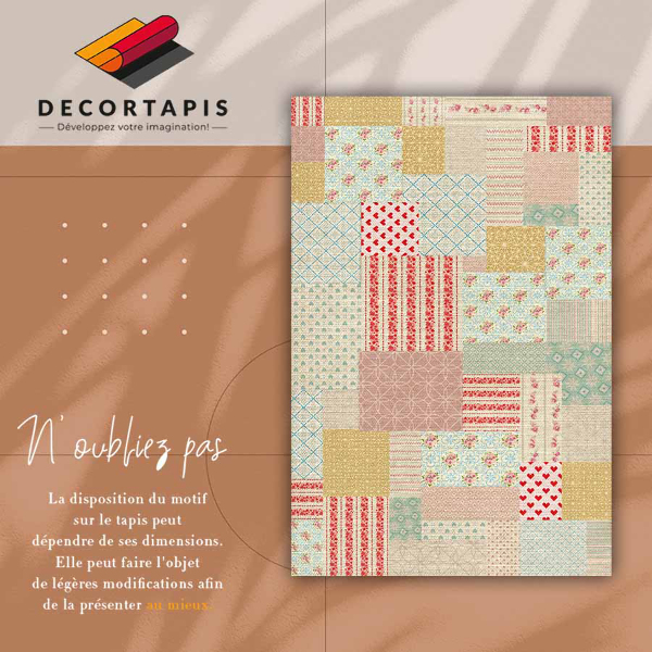 Teppich pvc Patchwork