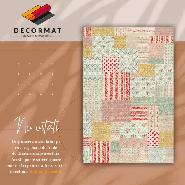 Teppich pvc Patchwork