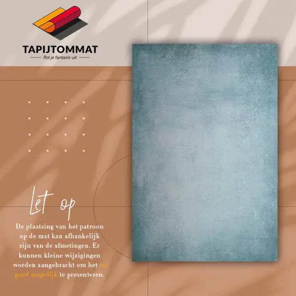 Pvc teppich Blauer Beton