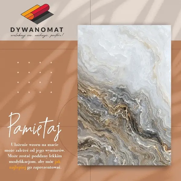 Vinyl teppich läufer Pearl-Marmor