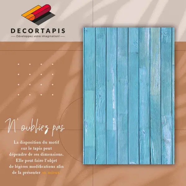 Pvc teppich Blau