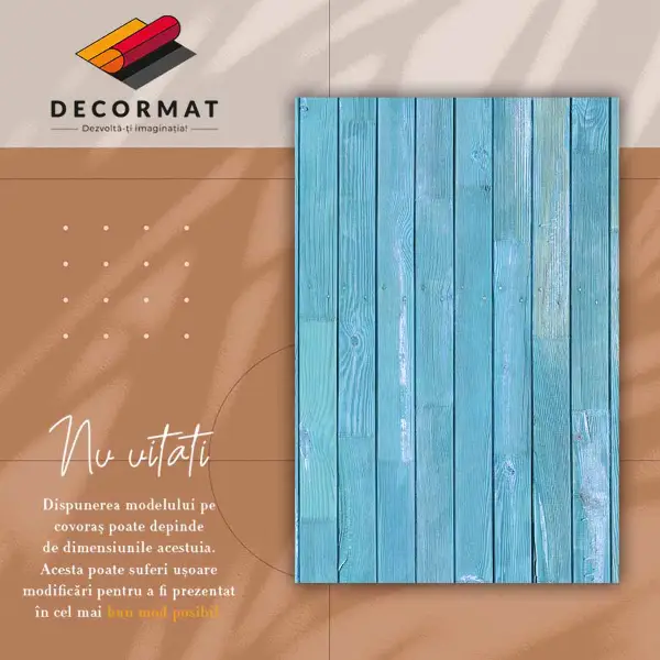 Pvc teppich Blau