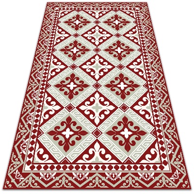 Vinyl teppich läufer Blumenmuster