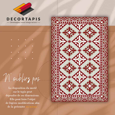 Vinyl teppich läufer Blumenmuster