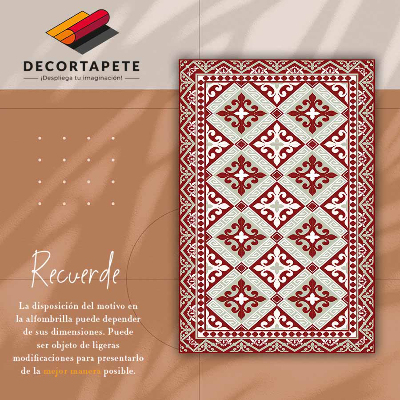 Vinyl teppich läufer Blumenmuster