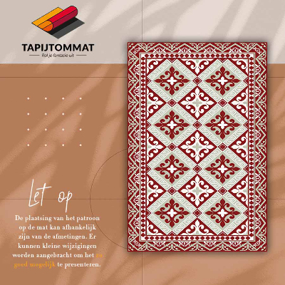 Vinyl teppich läufer Blumenmuster