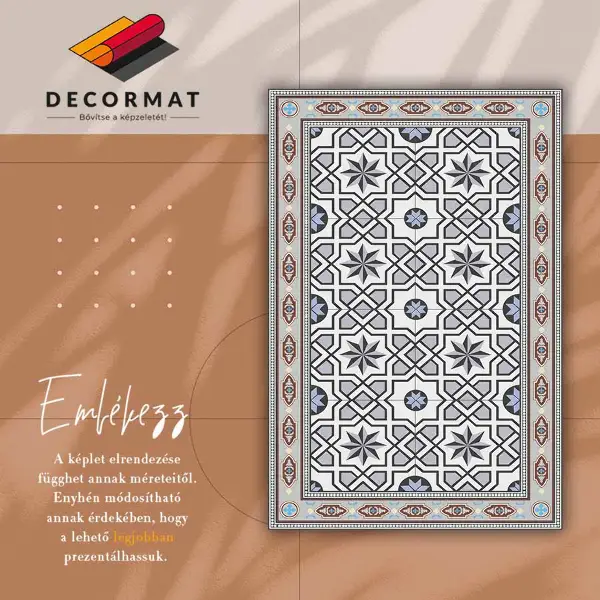Pvc teppich Geometrische Sterne