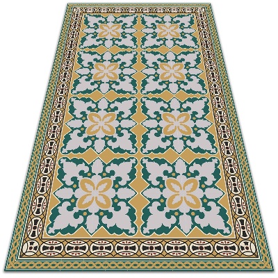Teppich auf pvc Boho-Stil