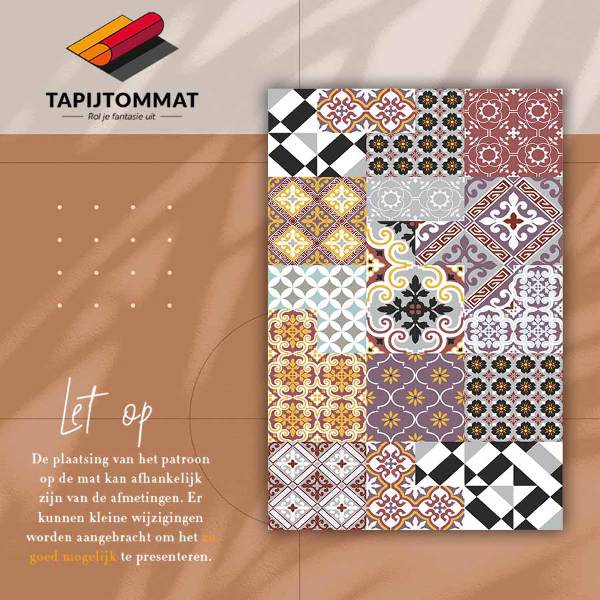 Vinyl teppich Fliesenmischung