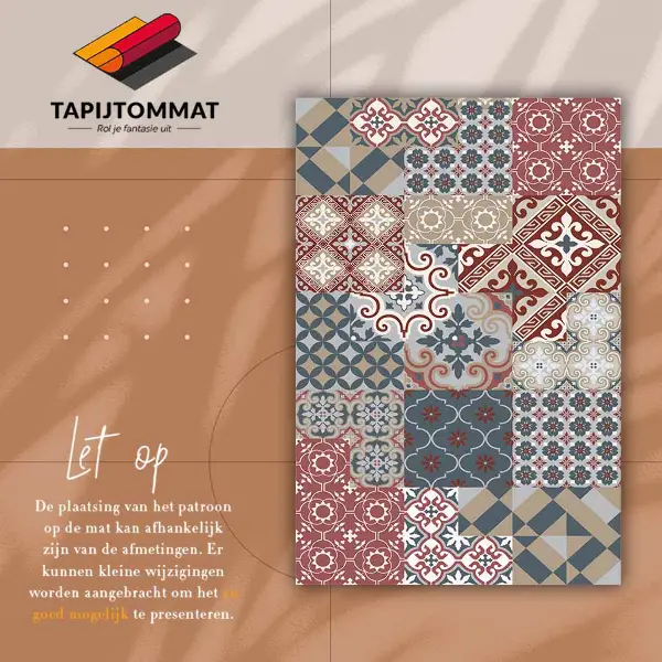 Vinyl teppich Unterschiedliche Muster