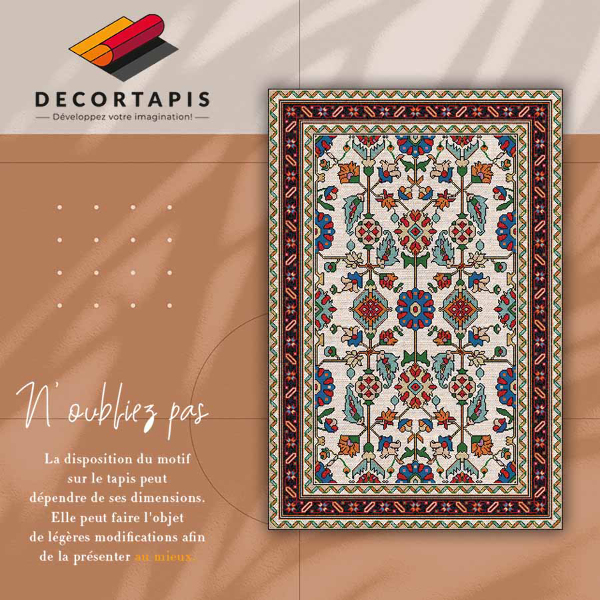 Teppich pvc Floristisches Mosaik