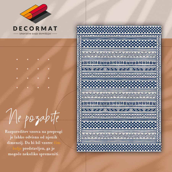 Teppich pvc Geometrische Route