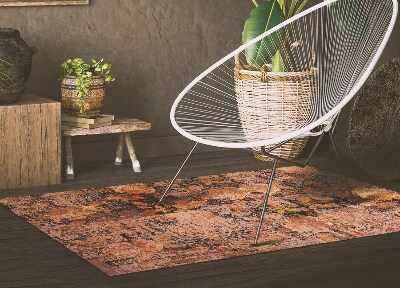 Vinyl teppich läufer Weinleseblumen