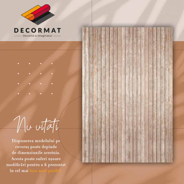 Vinyl teppich Plankenstreifen