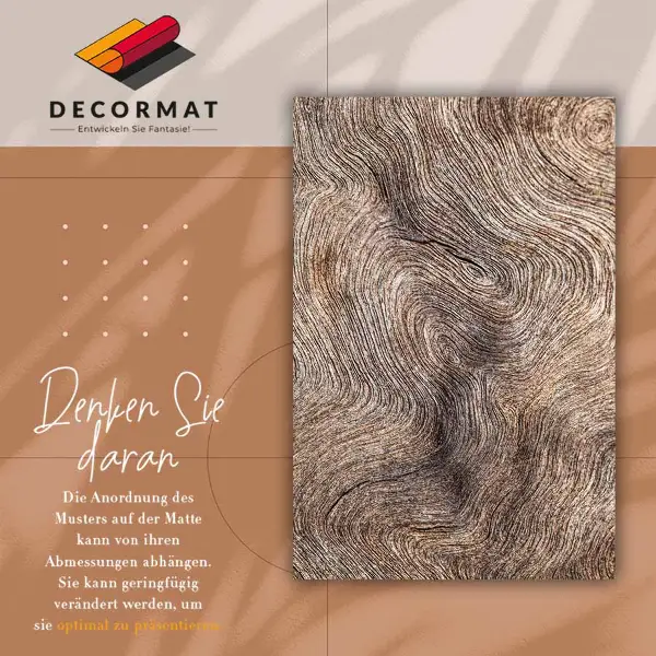 Teppich auf pvc Holzgläser