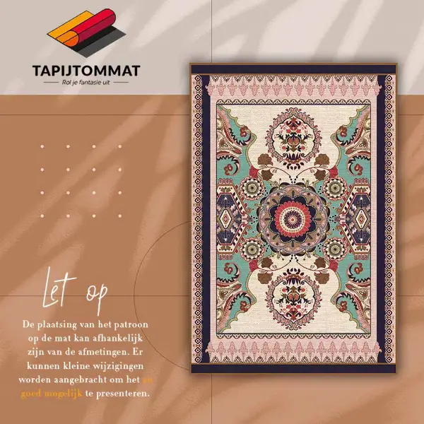 Teppich pvc Geometrische Blumen