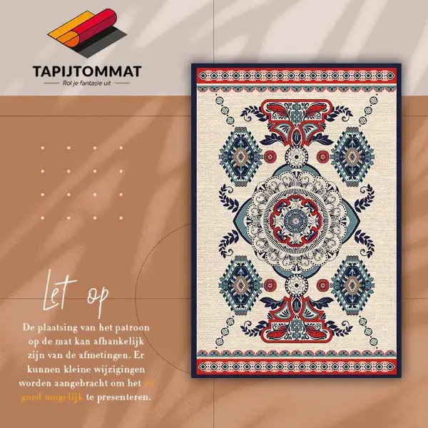 Vinyl teppich läufer Hindu-Geometrie