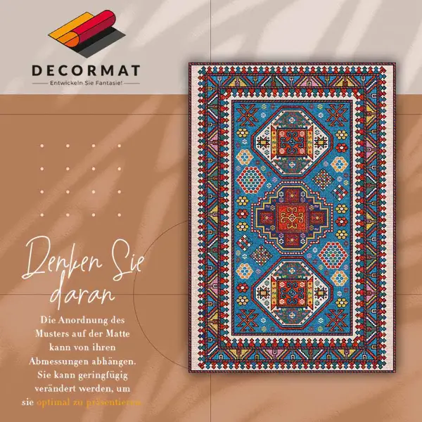 Teppich auf pvc Klassisches Mosaik