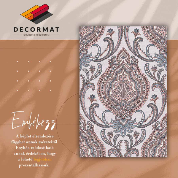 Vinyl teppich läufer Orientalische Blumen