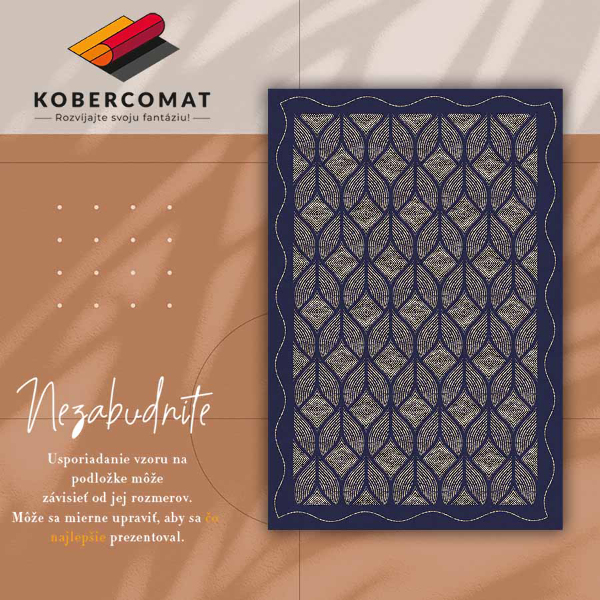 Pvc teppich Geometrische Webart