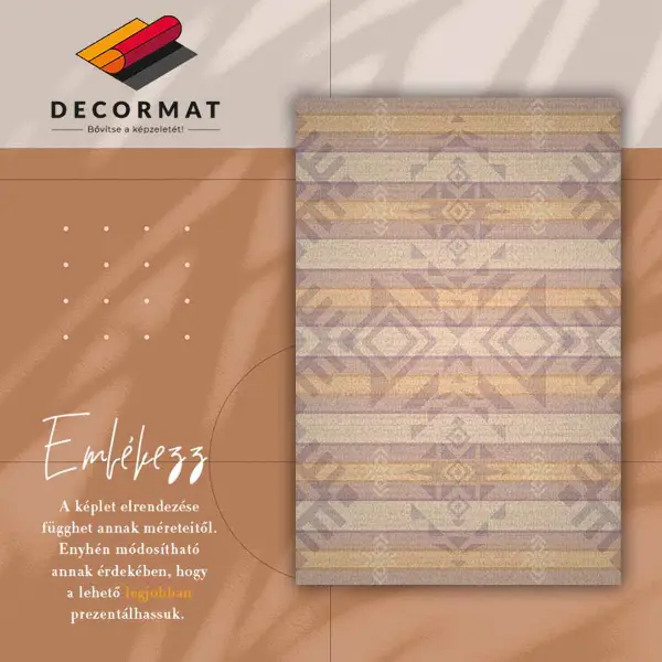 Vinyl teppich Indische Geometrie