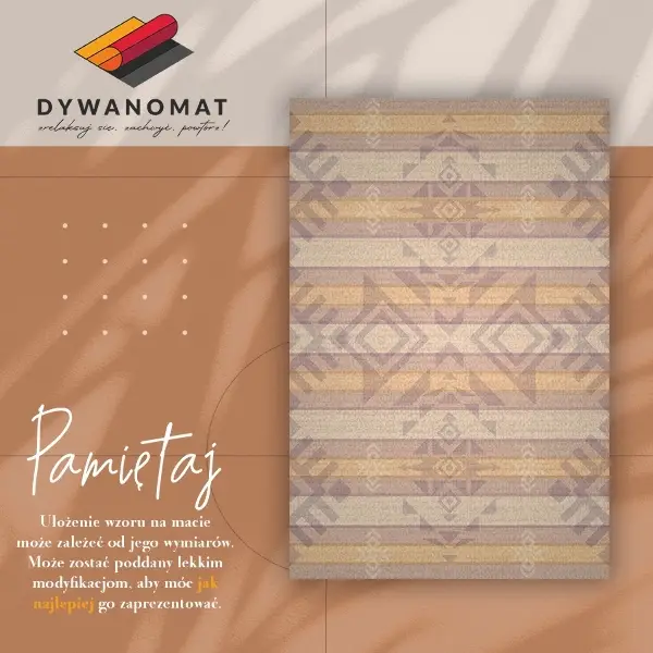Vinyl teppich Indische Geometrie