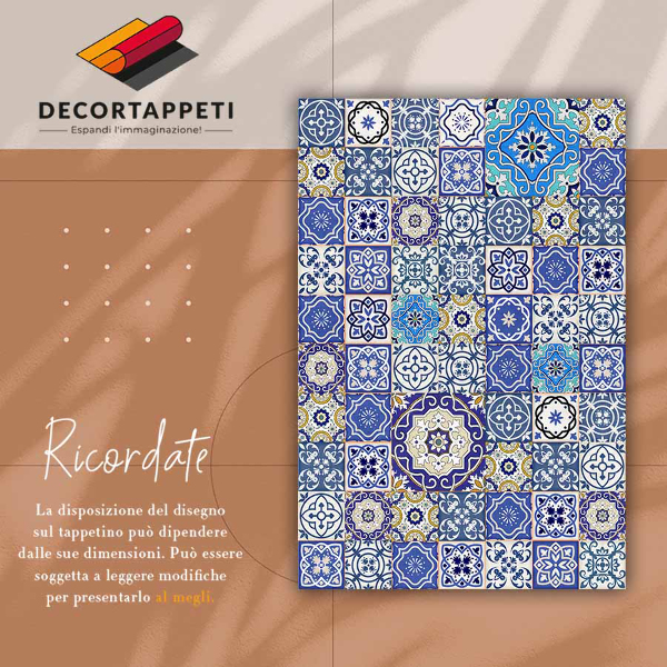 Vinyl teppich Spanische Blumen
