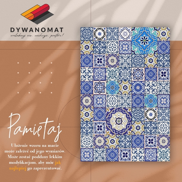 Vinyl teppich Spanische Blumen