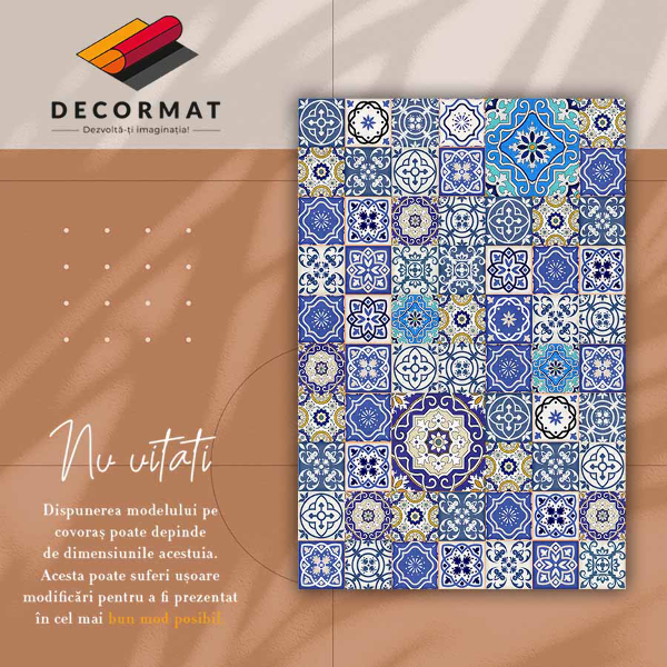 Vinyl teppich Spanische Blumen