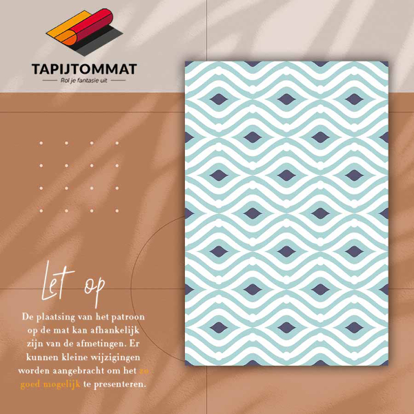 Vinyl teppich Geometrische Wellen