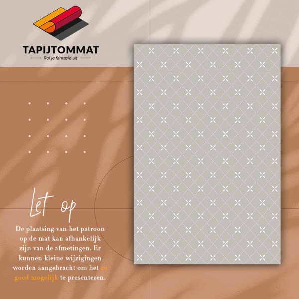 Teppich auf pvc Zarte Kreuze