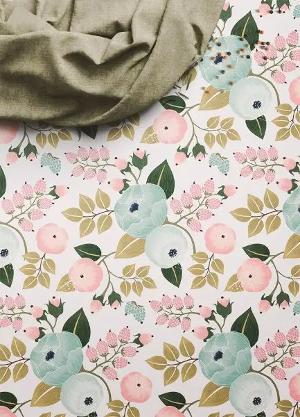Teppich pvc Blume