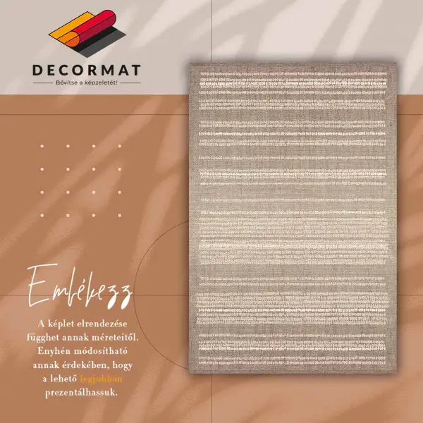 Pvc teppich Beige Stoff