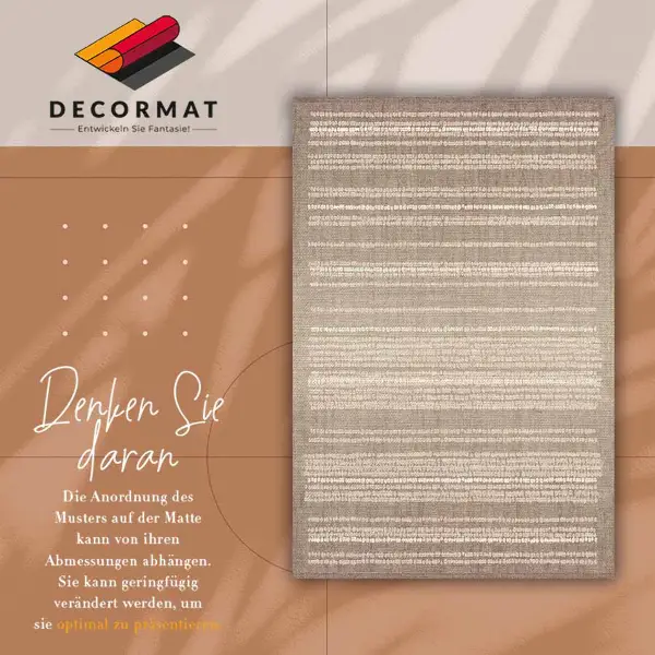 Pvc teppich Beige Stoff