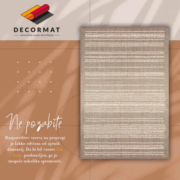 Pvc teppich Beige Stoff
