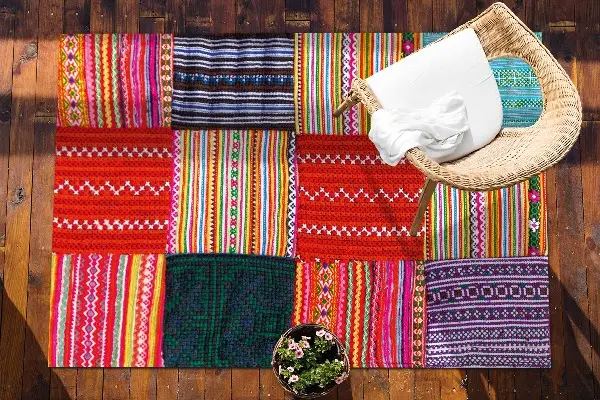Outdoor teppich Türkisches Patchwork