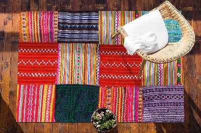 Outdoor teppich Türkisches Patchwork