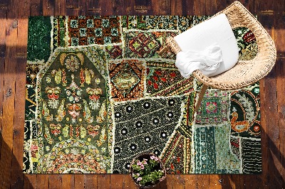 Outdoor teppich Patchwork in einem türkischen Stil