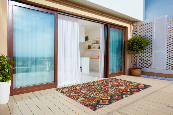 Teppich terrasse Retro-Stil