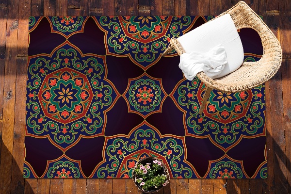 Gartenteppich Mandala Ornament